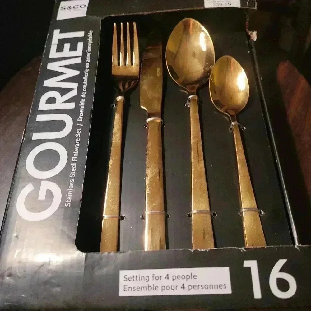 S&CO gold silverware - Picture 2 of 3